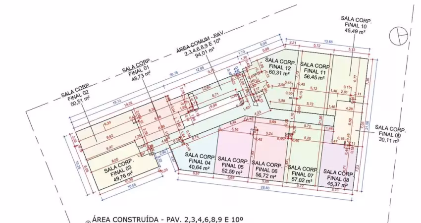 Sala comercial à venda na Avenida Doutor Fadel Tajher Iunes, Jardim Veraneio, Campo Grande