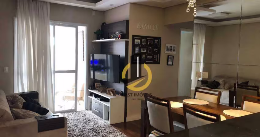 Apartamento à venda no condomínio terraço ipiranga - 78m² - 3 dormitórios (1 suíte) - cozinha americana - varanda envidraçada - 2 vagas