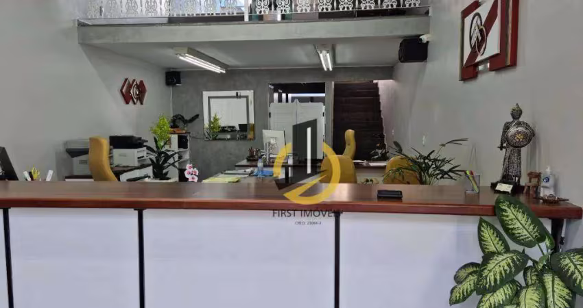 Salão comercial à venda - 165m² (construção) - 2 banheiros - cozinha - 4 vagas - centro/sbc