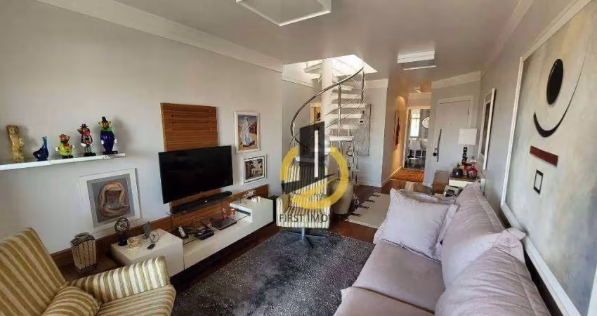 Cobertura à venda no condomínio spazio nobile - 219m² - 3 dormitórios (1 suíte) - 4 banheiros - 3 vagas - depósito - em são bernardo do campo