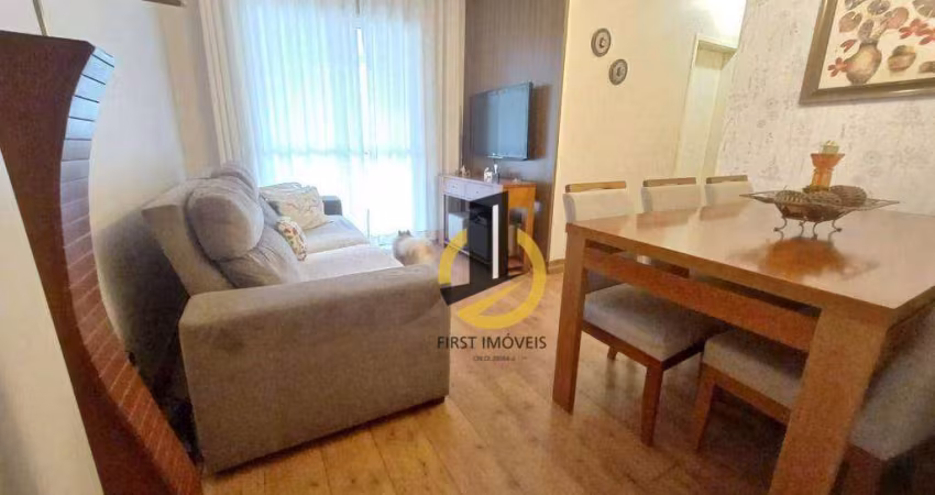 Apartamento à venda no Condomínio Arte Palácio Ipiranga - 65m² - 2 dormitórios (1 suíte) - varanda - ar condicionado - 1 vaga