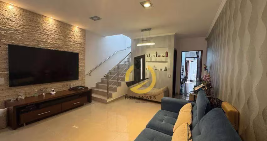 Sobrado à venda no cambuci - 140m² - 3 dormitórios (1 suíte) - ar condicionado - churrasqueira - 2 vagas de garagem - no cambuci