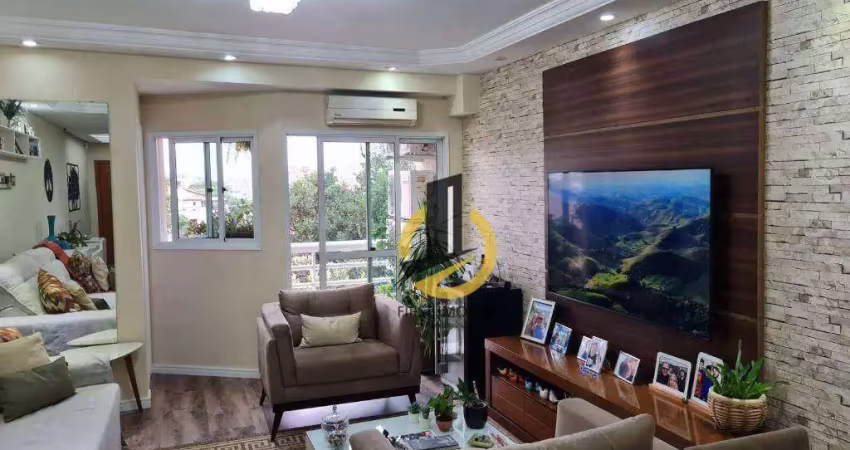 Apartamento à venda no edifício kaikoura- 134m² - 3 dormitórios (2 suítes) - sacada - 3 vagas - em são bernardo do campo