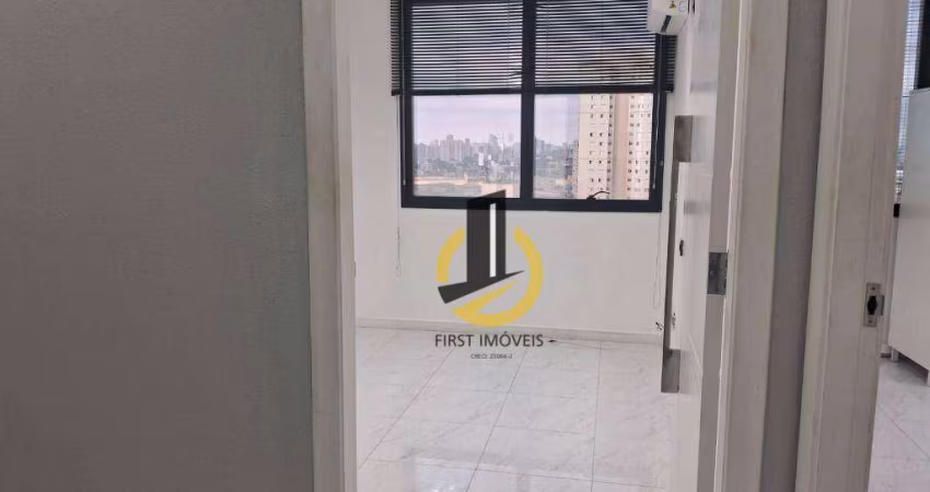 Sala para locação no Condomínio Edifício Ipiranga Offices - 31m² - recepção - 2 salas - copa - 1 banheiro - ar condicionado - 1 vaga