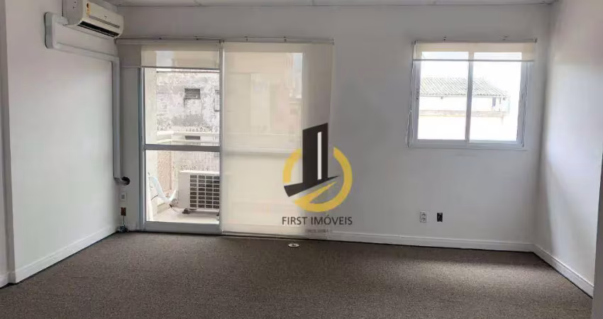 Sala comercial para locação no condomínio infinity trade center - 37m² - 1 banheiro - ar condicionado - sacada - 1 vaga - no ipiranga