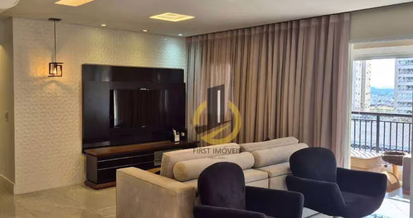 Apartamento à venda no condomínio auge home resort - 147m² - 3 suítes - ar condicionado - varanda com churrasqueira - depósito - 2 vagas - em sbc