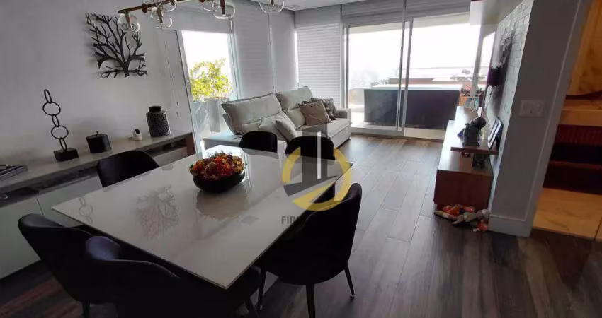Cobertura duplex à venda no condomínio square ipiranga - 247m² - 3 suítes - 6 banheiros - 4 vagas - terraço gourmet com churrasqueira - no ipiranga