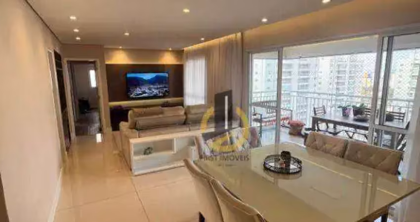 Apartamento à venda no condomínio domo life - 123m² - 3 dormitórios (1 suíte) - varanda gourmet envidraçada - porteira fechada - 2 vagas - em sbc