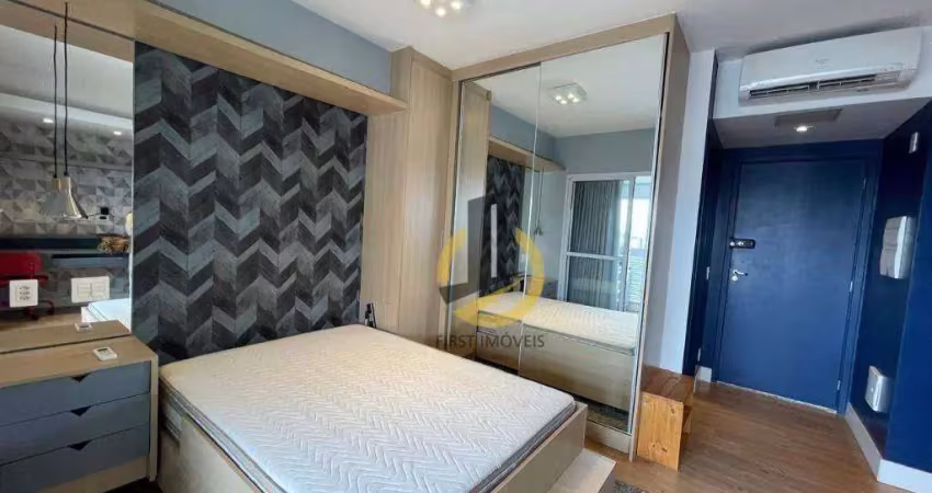 Apartamento studio para locação no condomínio vítreo klabin - 33m² - 1 suíte - sala - cozinha - 1 vaga - na vila mariana / são paulo
