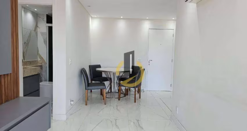 Apartamento à venda no condomínio living resort - 49m² - 2 dormitórios - varanda - cozinha com armários - ar condicionado - 1 vaga - no cambuci