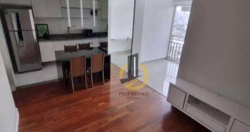 Apartamento para locação no condomínio arte palácio – 50m² - 2 dormitórios – sala – varanda envidraçada – 1 vaga – ipiranga/sp