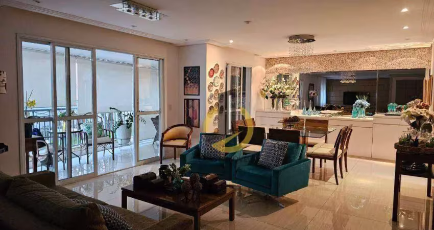 Apartamento à venda no condomínio vila imperial ipiranga - 170m² - 3 suítes - varanda gourmet com churrasqueira - móveis planejados - 3 vagas