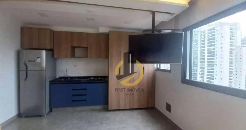 Studio para locação no condomínio fitcasa – 28m² - armários planejados – geladeira – sem vaga - no alto do ipiranga