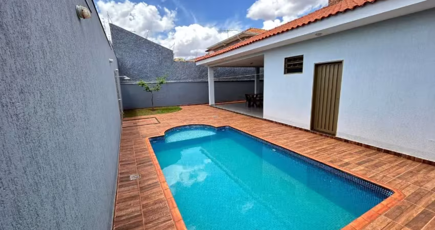 Casa térrea na city ribeirão com piscina e área de churrasco
