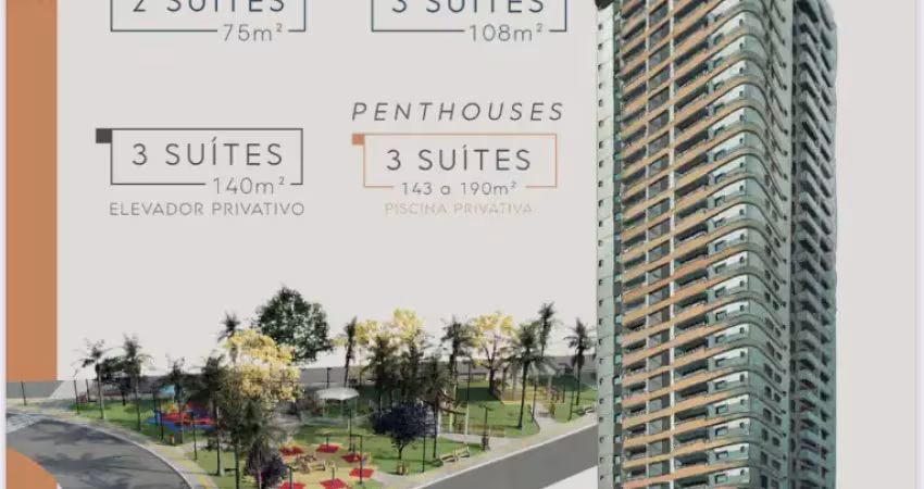 Apartamento em goiânia com 2 e 3 quartos em umas das melhores condições da cidade