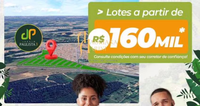 Terreno à venda, 150 m² por R$ 160.000,00 - Jardim Paulista III  - Indaiatuba/SP