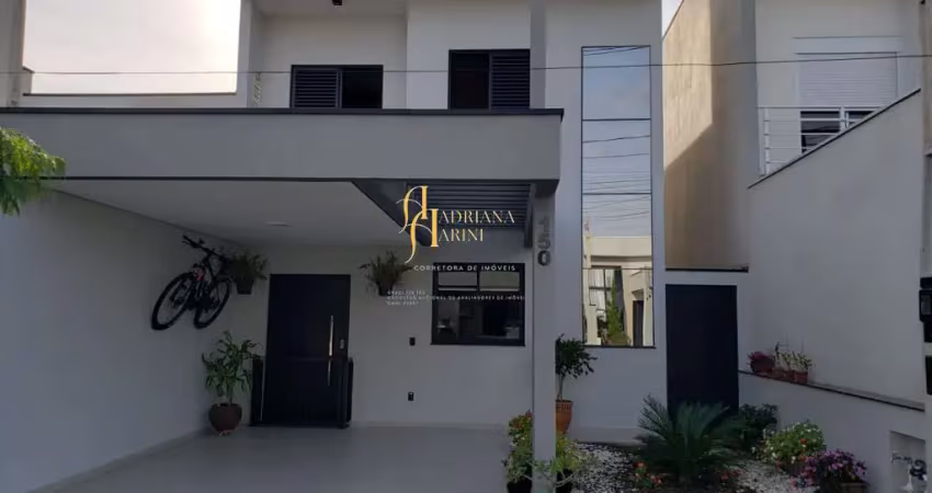 Sobrado, com 3 dormitórios/1 suíte e closet à venda, 166,86 m² por r$ 1.170.000,00 - condomínio jardim park real - indaiatuba/sp