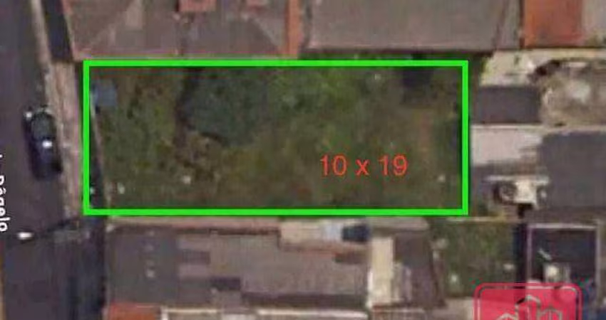 Terreno à venda, 190 m² por R$ 285.000,00 - Baeta Neves - São Bernardo do Campo/SP