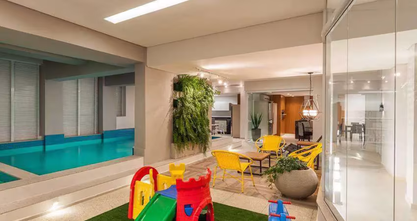 Apartamento com 4 suítes, no centro da cidade com laser completo e 2 vagas de garagem.