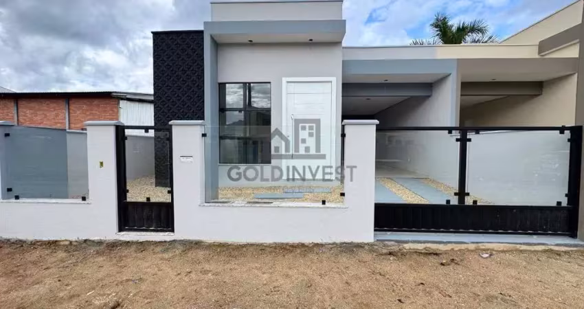 Casa baixa com 2 suítes localizada no bairro guabiruba sul a 5 minutos do centro da cidade