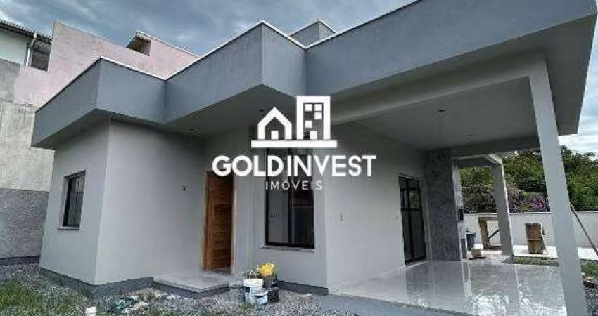 Casa Moderna com 3 quartos (1 suíte) na Guabiruba com negociação facilitada