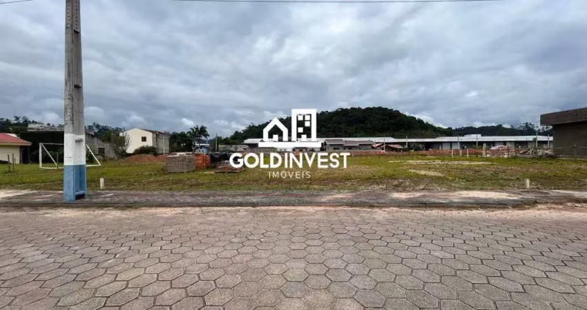 Terreno plano e documentado no bairro guabiruba sul