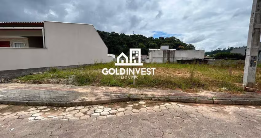 Terreno plano e documentado no bairro guabiruba sul