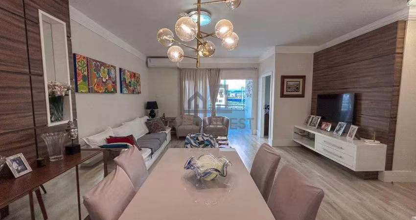 Apartamento com 3 quartos (2 suítes) no centro de Brusque próximo a Prefeitura