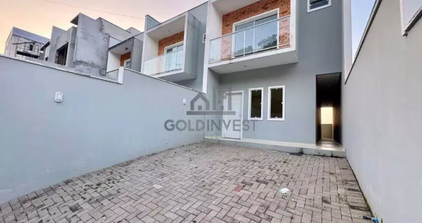 Sobrado geminado com 3 quartos no bairro planalto!!!