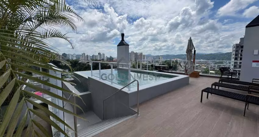 Apartamento de 2 quartos (2 suítes) no centro de brusque