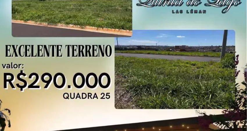 Terreno em condomínio para venda em são josé do rio preto, quinta do lago lac léman