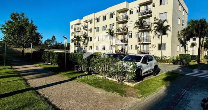 Apartamento semi mobiliado com excelente posiçâo solar à venda em condomínio clube na Vargem do Bom Jesus em Florianópolis
