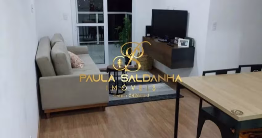 Lindo apartamento com sacada e suíte para locação no bairro campestre.