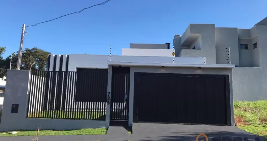 Casa para Venda em Campo Mourão, Jardim Flora III, 3 dormitórios, 3 suítes, 4 banheiros, 4 vagas