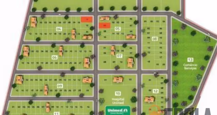 Terreno para venda em campo mourão, jardim bella vista