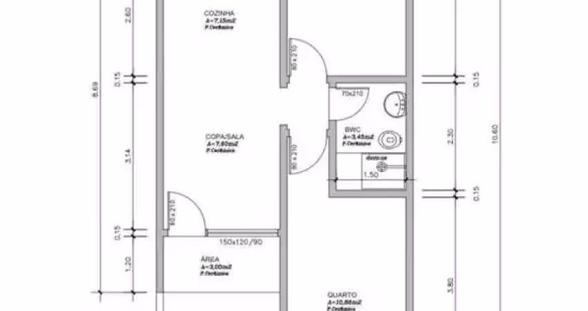 Casa para venda em campo mourão, jardim américa, 2 dormitórios, 1 banheiro, 1 vaga