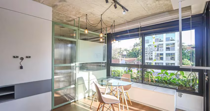 Loft com 1 quarto para alugar na Rua José de Alencar, 1068, Menino Deus, Porto Alegre
