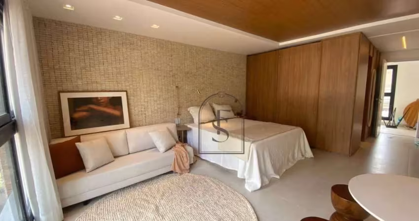 Lindo studio com 1 dormitório, 40 m² por r$ 8.400/mês - vila nova conceição - são paulo/sp