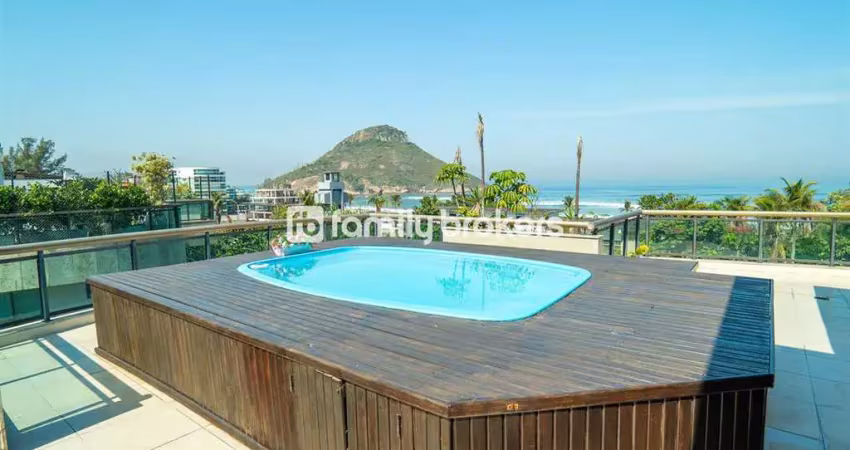 ESPETACULAR COBERTURA DE 3 QUARTOS SENDO 1 SUÍTE | VISTA MAR | 456M² | RECREIO