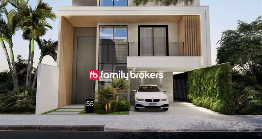 VILLA BLANCA RESIDENCE: CASA TRIPLEX DE 4 QUARTOS | 309M² | INFRAESTRUTURA COMPLETA
