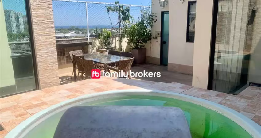 COBERTURA DUPLEX À VENDA NA AV. SALVADOR ALLENDE 3 QTS| 2 SUÍTES | PISCINA| 2 VAGAS