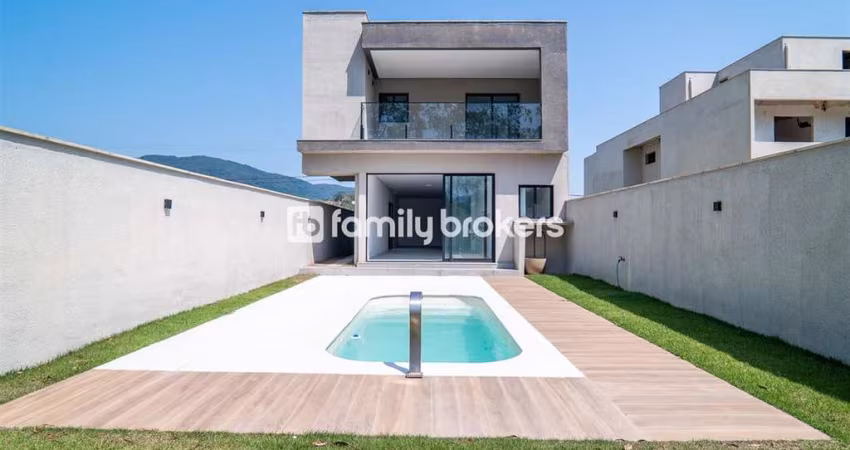 RESERVA DAS GARÇAS: EXCELENTE CASA COM 3 SUÍTES | 255 M² | 2 VAGAS | ILHA DE GUARATIBA
