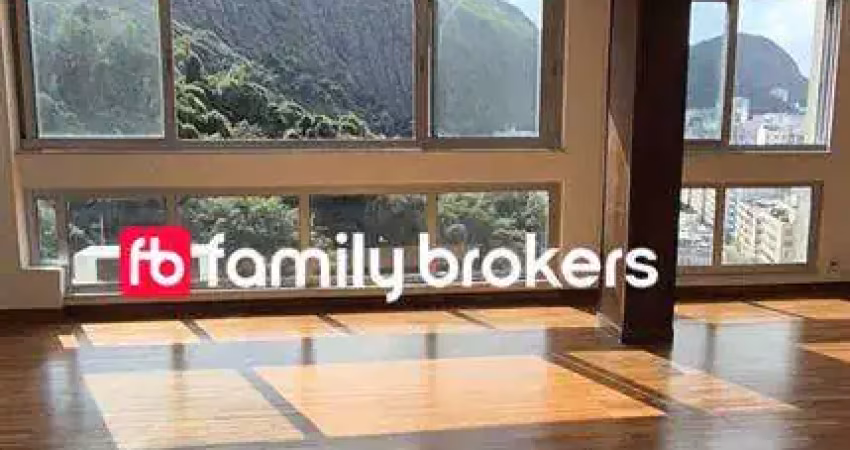 Confortável apartamento de 100m² | 2 quartos | vista espetacular - copacabana