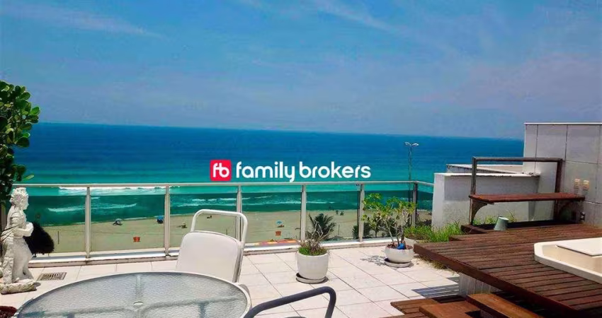 EXCELENTE COBERTURA DE LUXO COM 300M² | 4 QUARTOS | VISTA MAR - BARRA DA TIJUCA