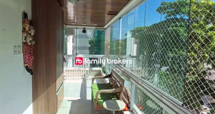 APARTAMENTO REFORMADO NA ABM DE 110 M² e 3 QUARTOS | 2 VAGAS | SOL MANHÃ - BARRA