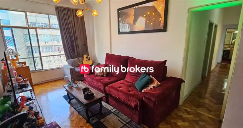 Confortável apartamento com 100m² | 3 quartos | sol poente | 1 vaga - tijuca