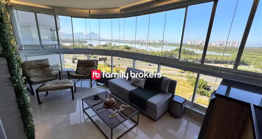 Apartamento decorado de 85m² e 2 quartos | ilha pura - frontal lagoa