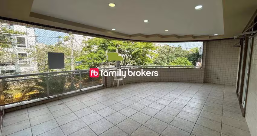 Gleba a do recreio: excelente apartamento com 135m² | 3 quartos | dependência