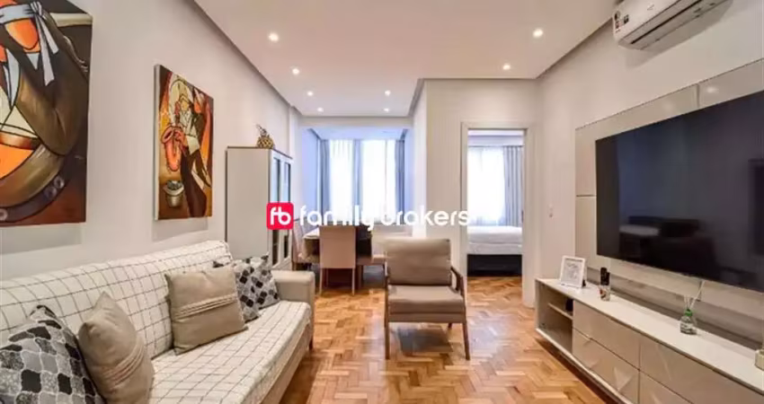 Excelente apartamento de 100 m² | 3 quartos | vista lateral para a praia de copacabana