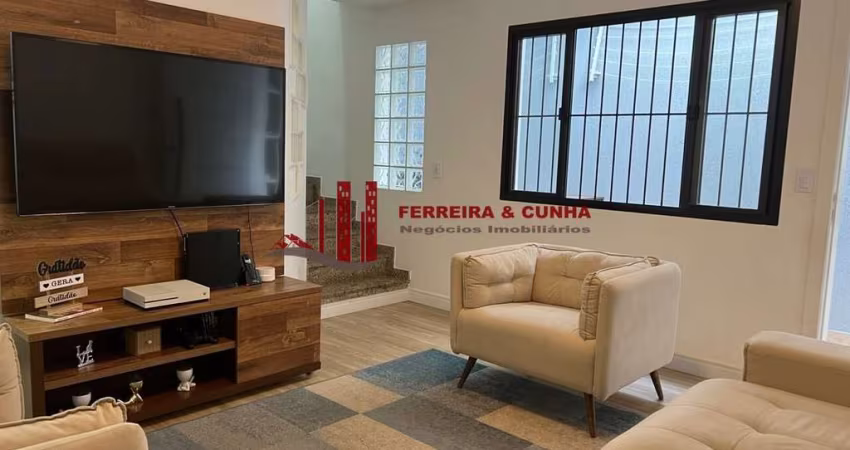 Casa sobrado de 131m² no bairro Vila Dom Pedro II.